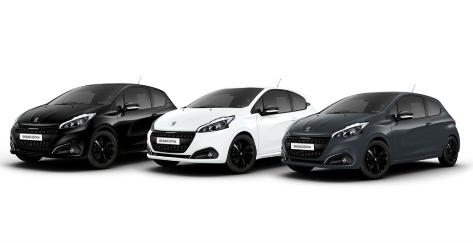 Peugeot начинает продажи особого хэтчбека 208 Black Edition